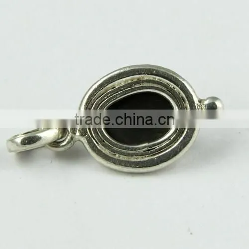 Bezel Setting Black Star Pendant, Gemstone Silver Jewelry, Online Silver Jewelry photo-3