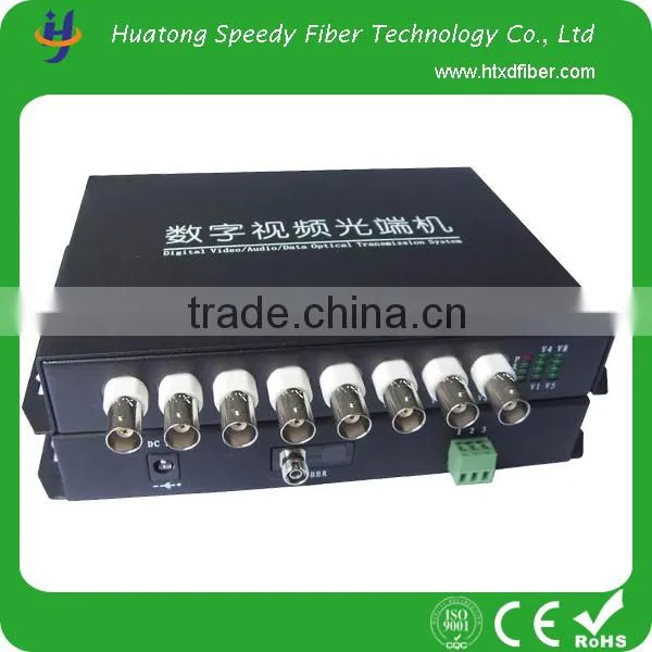 Manufacturer 8 ch Video Over Fiber Optical Converter for Security System photo-4