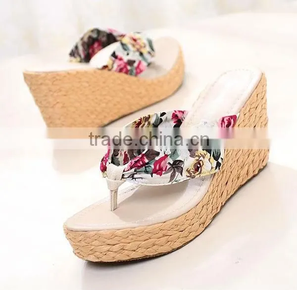 New Design Sandals Slipper Lady Shoes 2014 Wholesale Shoes