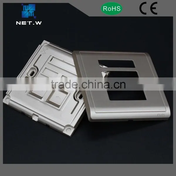 White Faceplate Rj45 Rj11 Faceplate Systimax Rj45 Faceplate photo-6