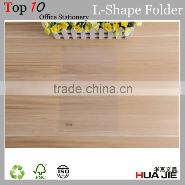 Business Stationery PP Material L Shape File Folders photo-3