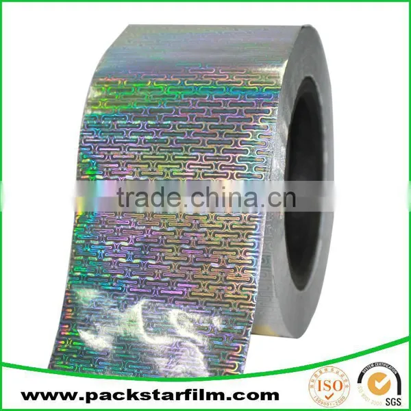 Manufacture Custom Water Resistant Transparent Holographic Foil