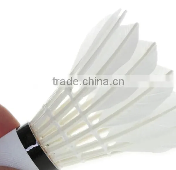 Training Head Cheap Aeroplane Shuttlecock Goose Feather Badminton photo-2