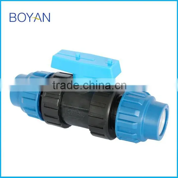 China Supplier Plastic Ball Valve Double True Union Compression Fitting Ball Valve photo-2
