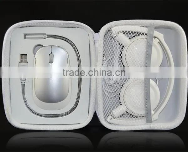 Customize Promotional Wireless Mouse Usb Lamp Headphone Travel Gift Kit photo-4