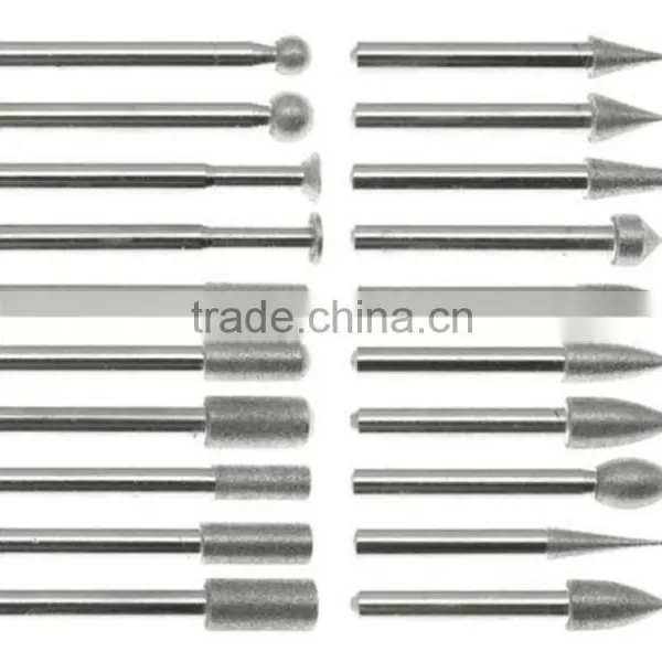 Yiyan Diamond Burr Diamond Coated Drill Bit Diamond Mounted Points photo-3