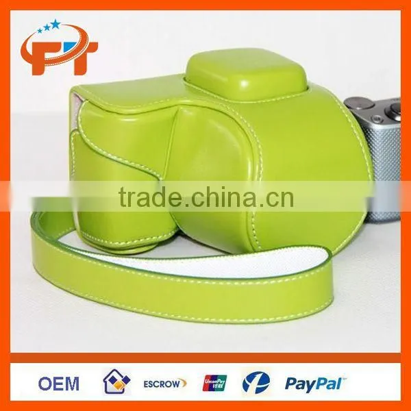 New Fashion Pu Leather Camera Bag for NEX5R NEX5T 16-50mm Lens photo-2