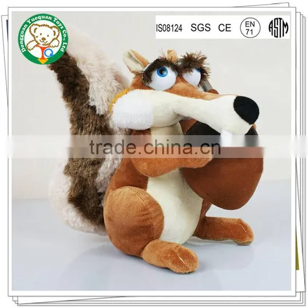 OEM Stuffed Toys Factory/Cute Squirrel Scott Plush Toy Custom photo-2