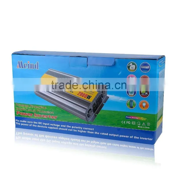 Meind 2000W Power Inverter,dc12v ac 220v With Charger photo-3