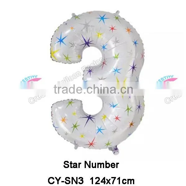 New Design 40Inch Star Number Balloon Helium Foil Balloon photo-4