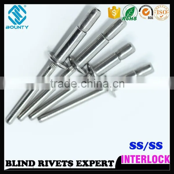 BUTTON HEAD STRUCTURAL INTER-LOCK RIVETS photo-3