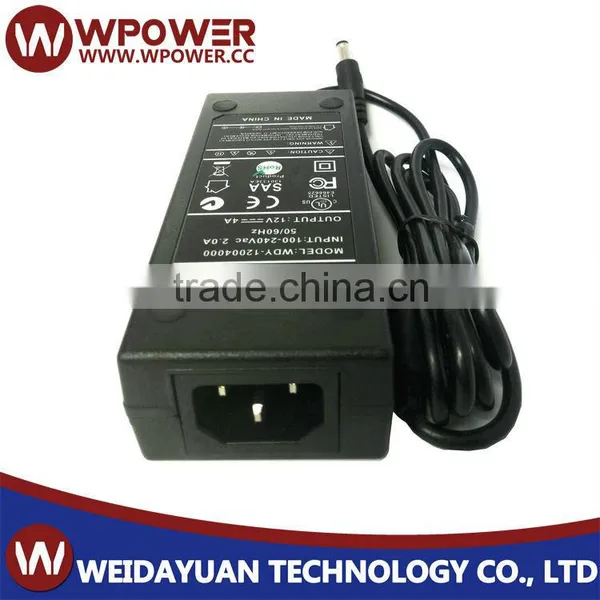AC Power Adapter 12V 4A Good Quality With CE UL PSE FCC SAA EMC C-tick Certification photo-3