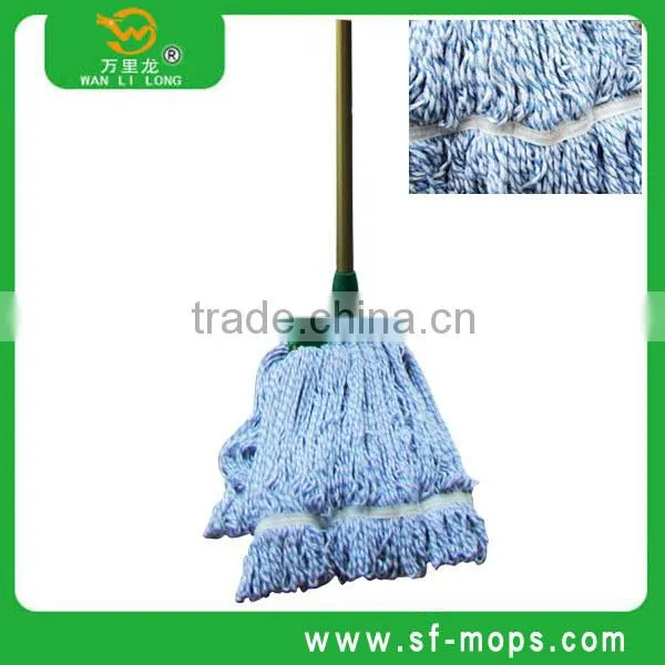 C004 4 Ply Blended Cotton Looped End Wet Mop, With 1" Headband. Quality Choice photo-3