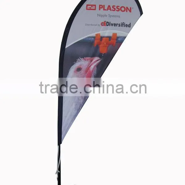 Flying Advertising Feather Sharp Flag Banner Beach Flag photo-2