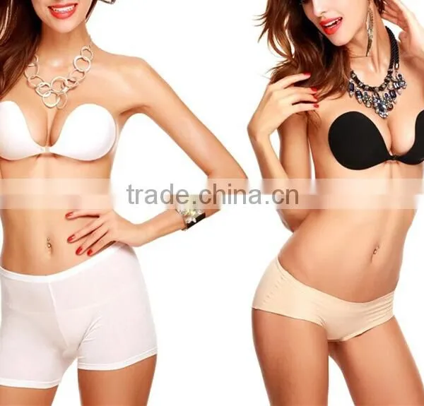 Factory Sales Comfortable Wireless Black Sponge Bra Invisible Girls Sexy Nipple Bra