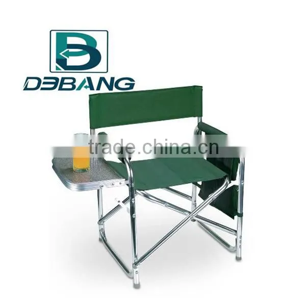 Portable Aluminum Director Chair With Table