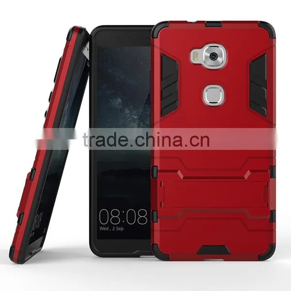 Hybrid Kickstand TPU PC Armor Case Iron Man Cellphone Case For Huawei P8 P8 Lite photo-5