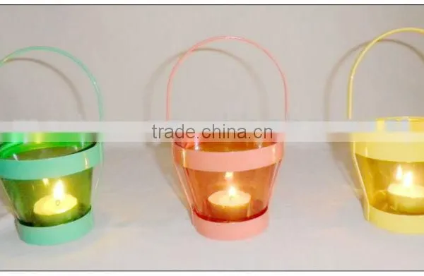 Glass Candle Holder