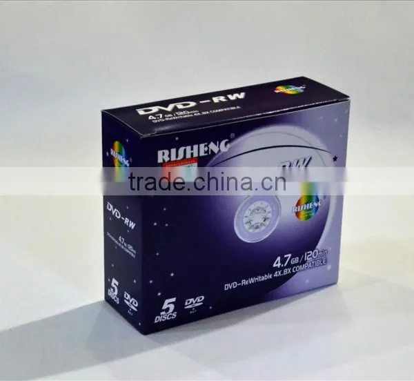 4.7GB 120min 120mm Rewritable DVD-RW