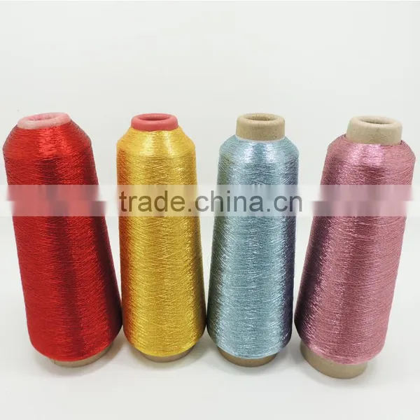 China Factory Supplier Multicolor Metallic Yarn Used Embroidery Machine photo-2