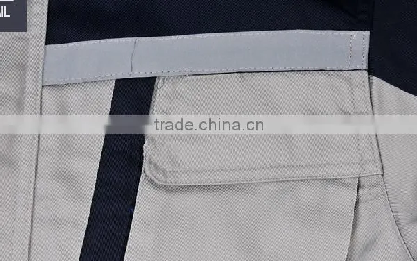 Autumn Long Sleeve Wearproof Reflective Stripe Cleaning Uniform photo-6