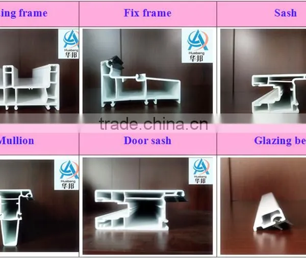 Upvc Profile Window and Door Frame 88 Door Sash photo-4