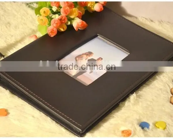 Top-quality Pu Leather Wedding Photo Album, Customized Logo Photo Album, Photo Album For Decoration