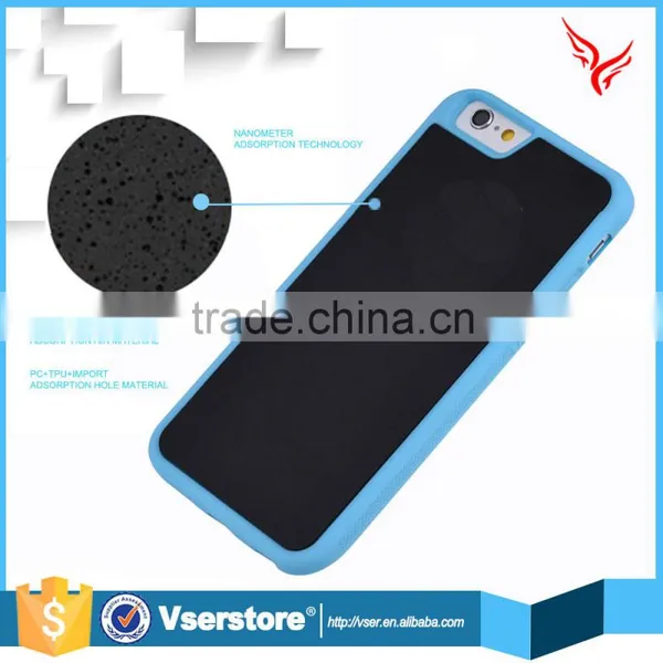 Hands Free Selfies Silicone Cell Phone Cases for Iphone 6 Plus Nano-suction Technology Anti Gravity Cell Phone Case Supplier's Choice photo-3