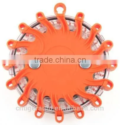Dry Battery Led Warning Lamp With Magnet Durable TPR LED Emergency Light photo-3