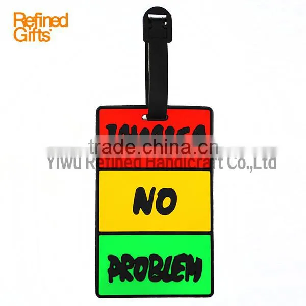 Top Quality Promotional Silicone Luggage Tag