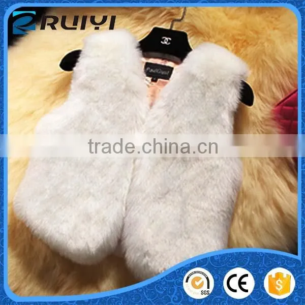 Women's Clothing Luxury Imitation Fur Waistcoat