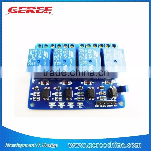12V12v relay board interface board 4-channel relay module