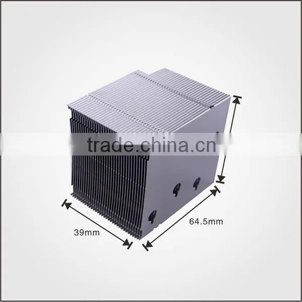 Extruded Aluminum Alloy Skived Fin Heatsink for Thermoelectric Cooling Moudle photo-3
