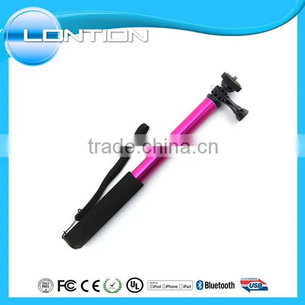 Hot 2015 Bluetooth Products Selfie Stick Aluminum, Lontion Selfie Stick for Mobile Phone photo-4