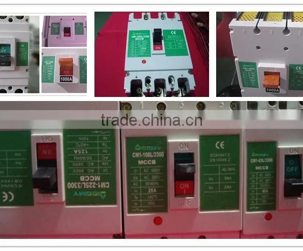 AC Electricity Type MCCB CM1series Moulded Case Circuit Breaker 165L 250A 400V/690V photo-4