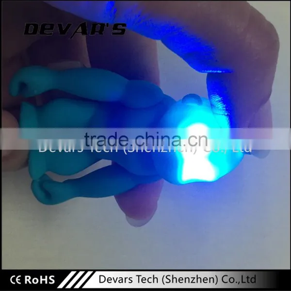 Low Price Professional Plastic Smart Robot Shaped Keychain With Lighter photo-4