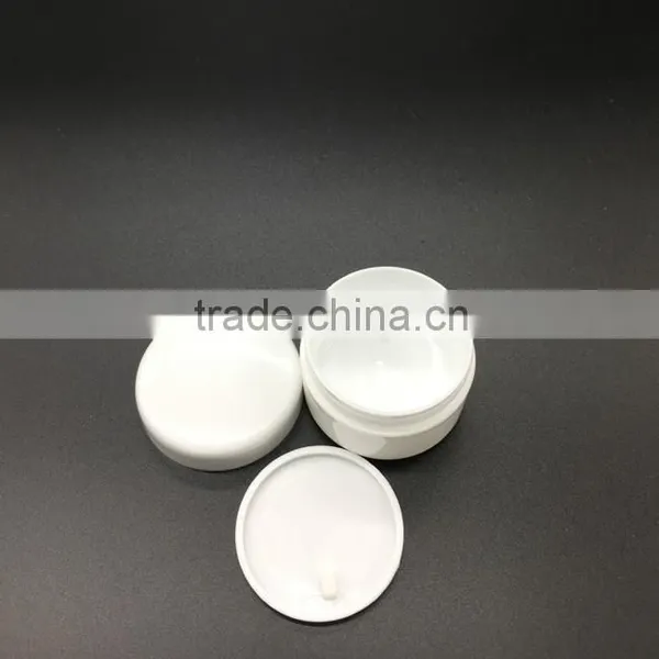 China Wholesale 15g White Recycled Empty Cylinder Plastic pp Cosmetic Jars photo-4