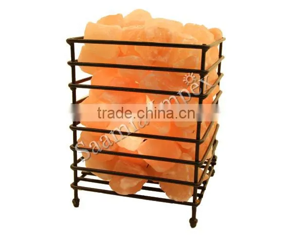 Wrought Iron Salt Basket Rectangle