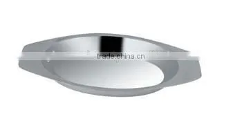 Deep Oval Dish With Stainless Steel