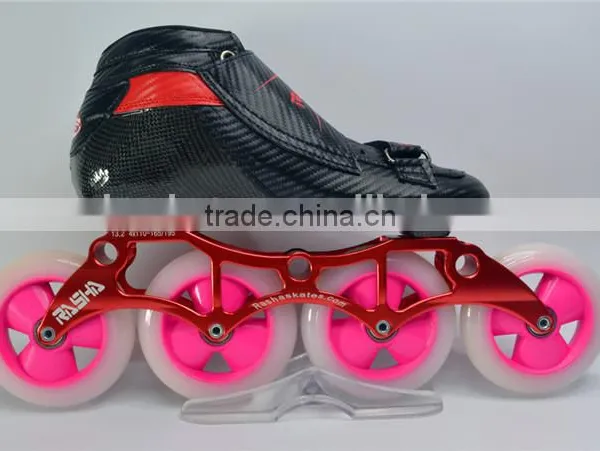 Rasha India Speed Skate Roller Skates OEM LOGO Ice Hockey Skate Material Inline Shoe Skate Quad Roller Skate
