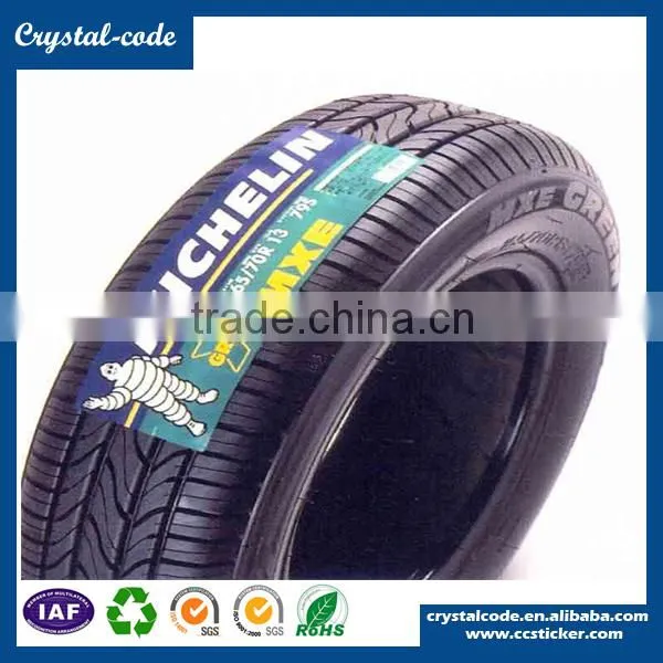 Factory Price Soon Delivery Good Adhesive Vulcanized Tire Label photo-2
