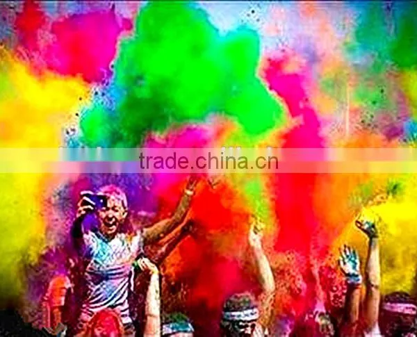 Non-explosive Holi Color Powder Starch Non-toxic Running Powder High Quality Farben Powder photo-6