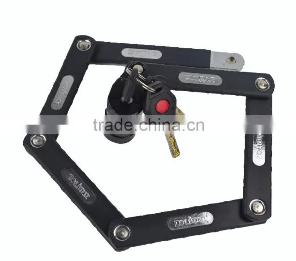 Hot Sale High Quality Factory Price Durable Fashionable Anti-theft Bicycle Folding Lock Bicycle Parts photo-5