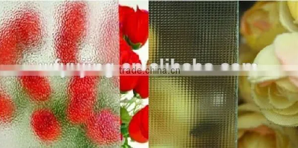 Hot Selling 4mm Clear Patterned Glass Best Quality photo-3