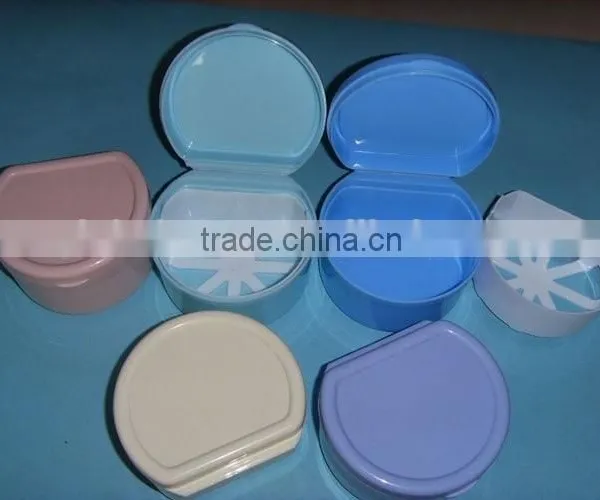 Wholesale Colorful Plastic Denture Box/ Dental Material Retainer Case With Low Price photo-2