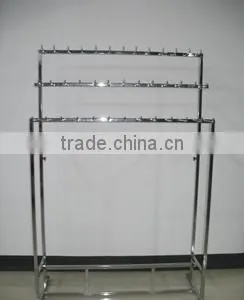 Stainless Steel Belts Display Stand With Racks