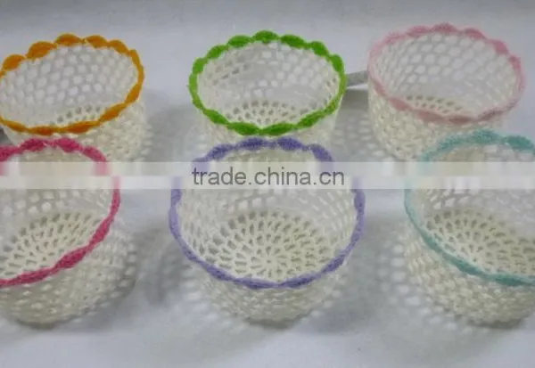 Crochet Mini Basket Round