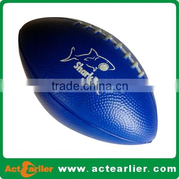Custom Logo pu Foam Football Rugby Ball Shape Stress Ball photo-6