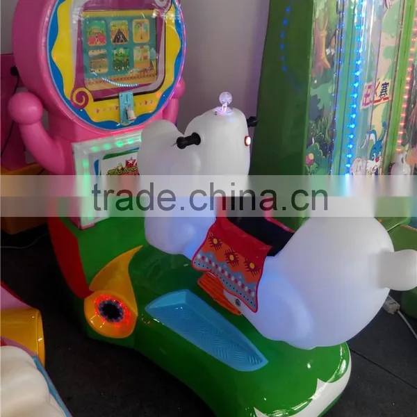 New Design 19 LCD Screen Fiberglass Moto or Horse Plastic Kiddie Ride Game Machine Kids Coin Operated Game Machine photo-3