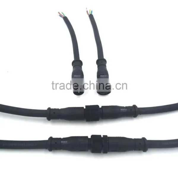 LED Light Strips IP66 IP67 IP68 2pin 3pin 4pin Male and Female Waterproof Electrical Cable Connector photo-4